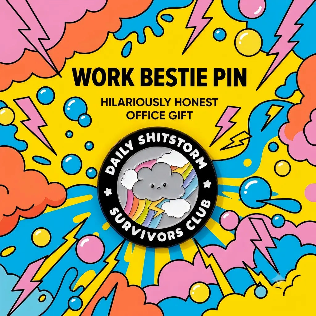 You're Doing a Great Job Please Don't Quit Pin | Funny Coworker Work Bestie Gift