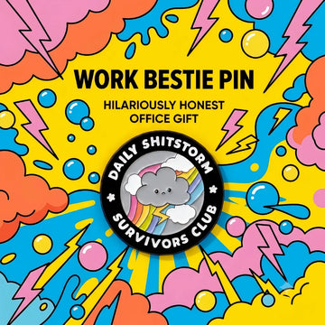 You're Doing a Great Job Please Don't Quit Pin | Funny Coworker Work Bestie Gift