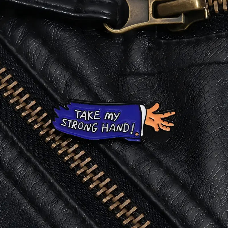 Take My Strong Hand Enamel Pin | Funny Scary Movie 2 Lapel Pin