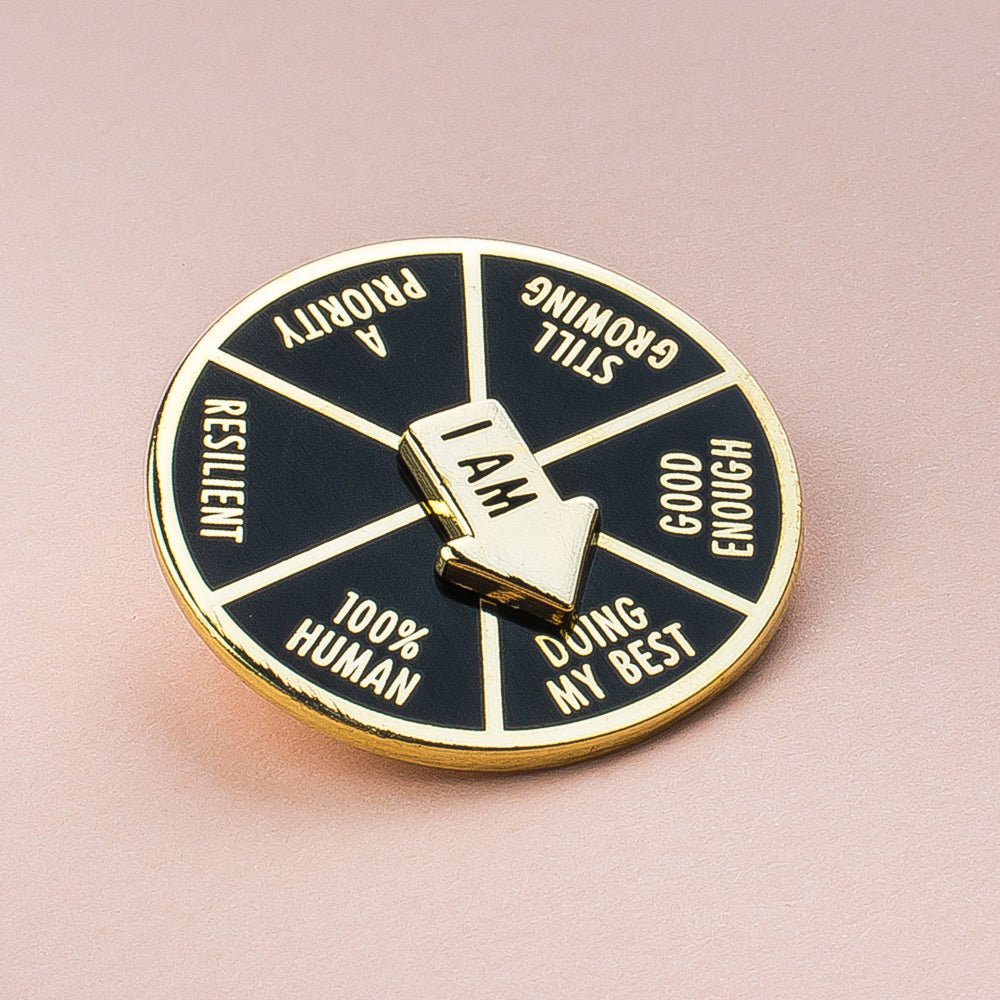 I Am Doing My Best Interactive Spinner Enamel Pin (Limited Batch)
