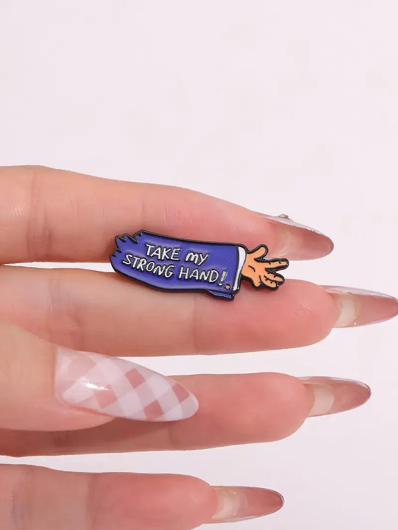 Take My Strong Hand Enamel Pin | Funny Scary Movie 2 Lapel Pin