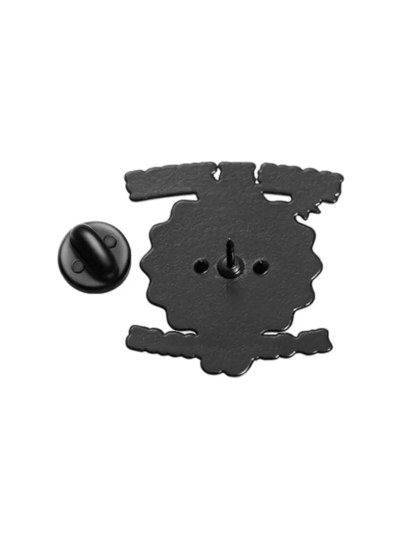 Funny Hang In There It Gets Worse Enamel Pin | Vintage Cartoon Bomb Lapel Pin