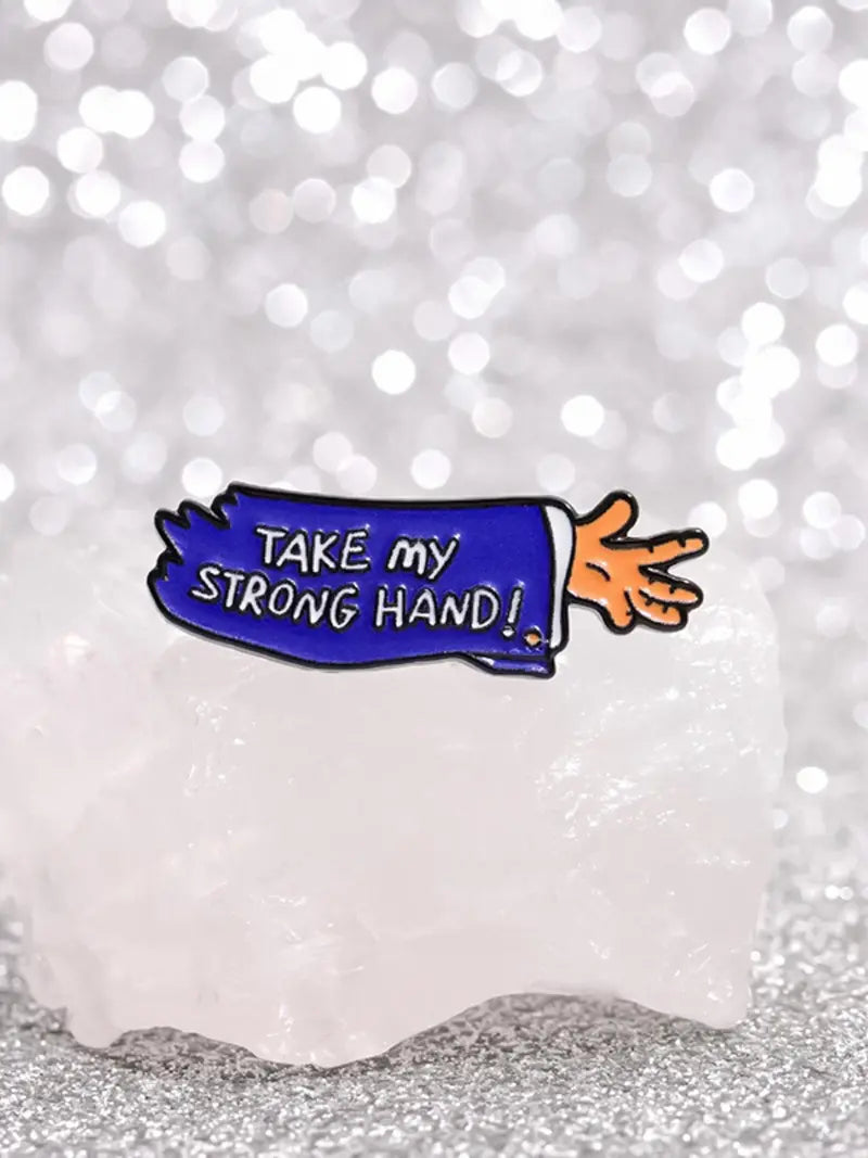 Take My Strong Hand Enamel Pin | Funny Scary Movie 2 Lapel Pin