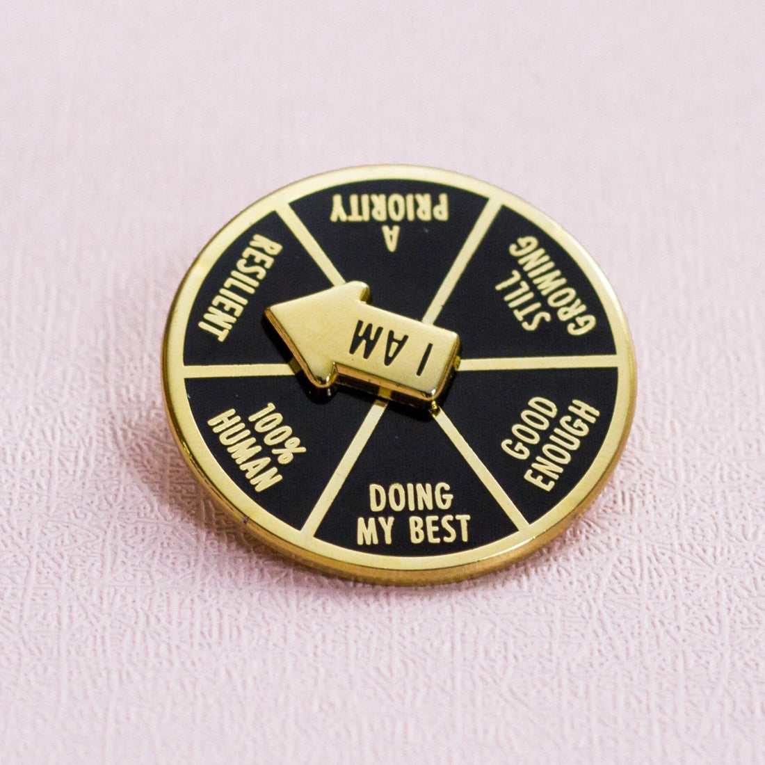 I Am Doing My Best Interactive Spinner Enamel Pin (Limited Batch)
