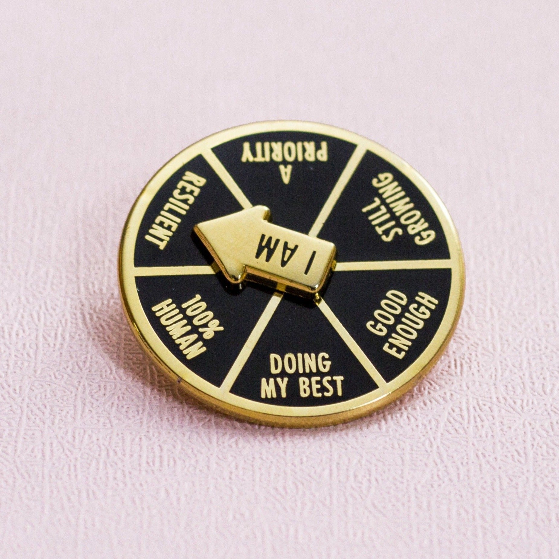 I Am Doing My Best Interactive Spinner Enamel Pin (Limited Batch)