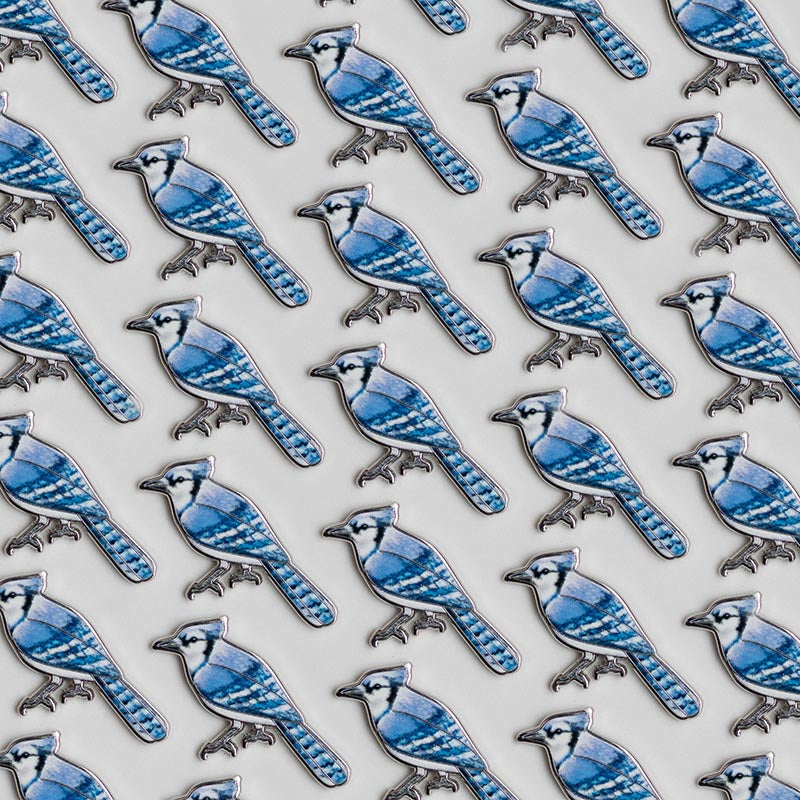 Blue Jay Bird Enamel Pin