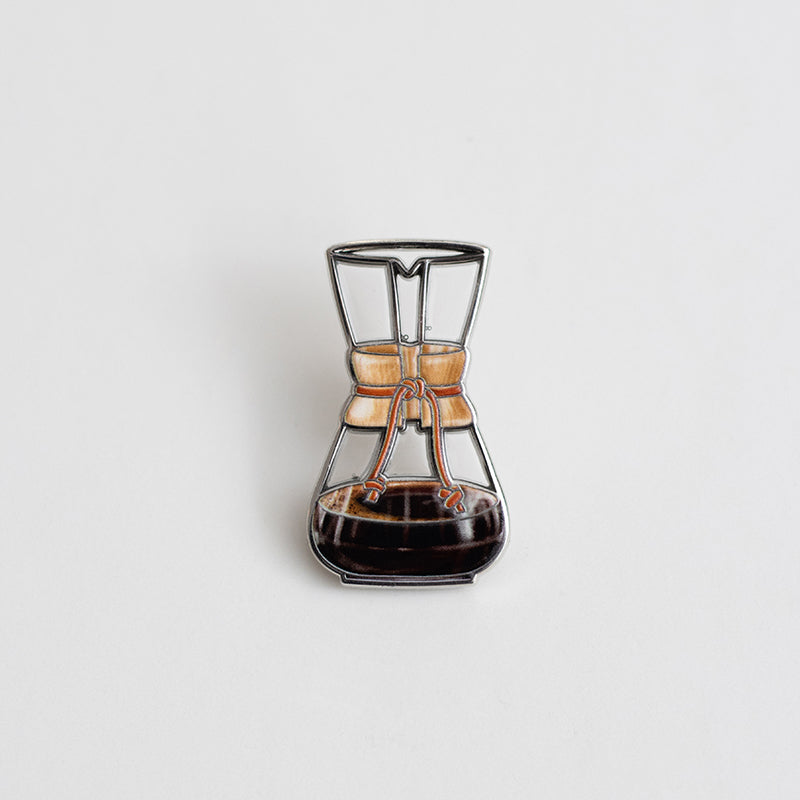 Chemex v2 Glass Coffeemaker Enamel Pin (Limited Batch)