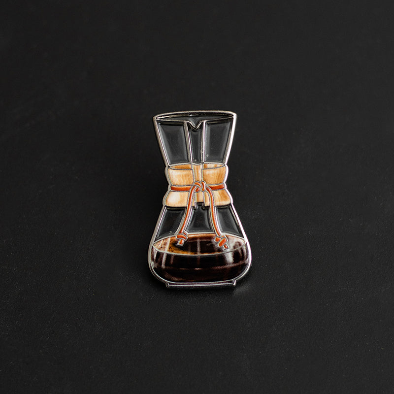 Chemex v2 Glass Coffeemaker Enamel Pin (Limited Batch)