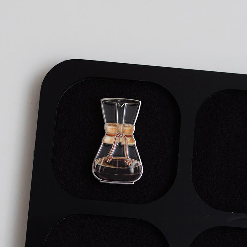 Chemex v2 Glass Coffeemaker Enamel Pin (Limited Batch)
