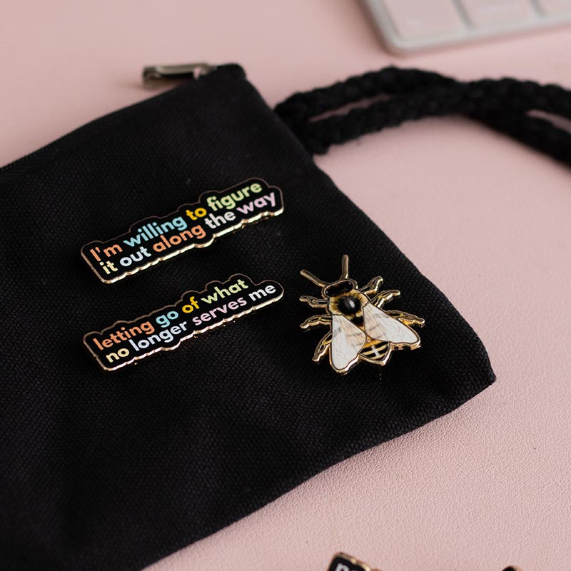 European Honey Bee Enamel Pin | Arkansas, Georgia, Kansas, Louisiana, Maine, Mississippi, Missouri, Nebraska, New Jersey, North Carolina, South Dakota, Tennessee, Utah, Vermont, Wisconsin State Insect