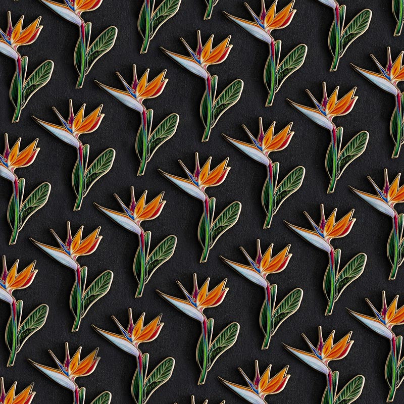 Bird of Paradise v2 Floral Enamel Pin | Official Flower of Los Angeles