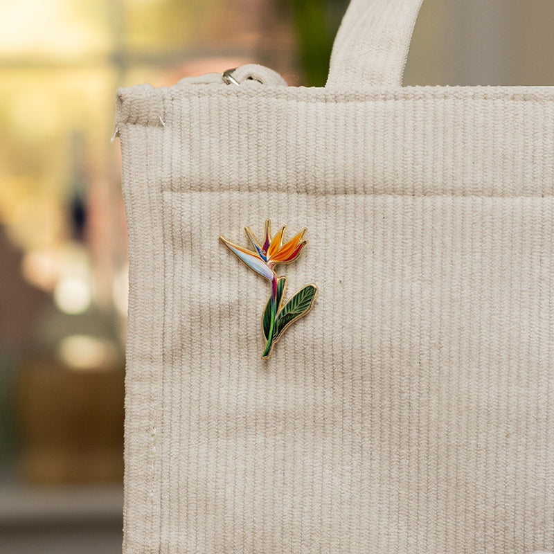 Bird of Paradise v2 Floral Enamel Pin | Official Flower of Los Angeles