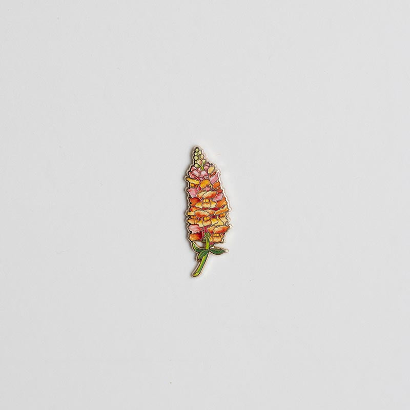 Snapdragon v2 Floral Enamel Pin