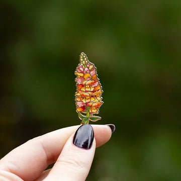 Snapdragon v2 Floral Enamel Pin