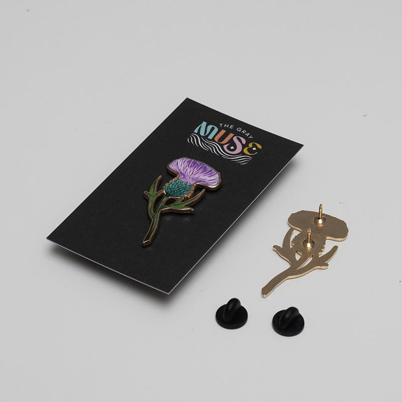 Thistle Floral Enamel Pin | Scotland National Flower