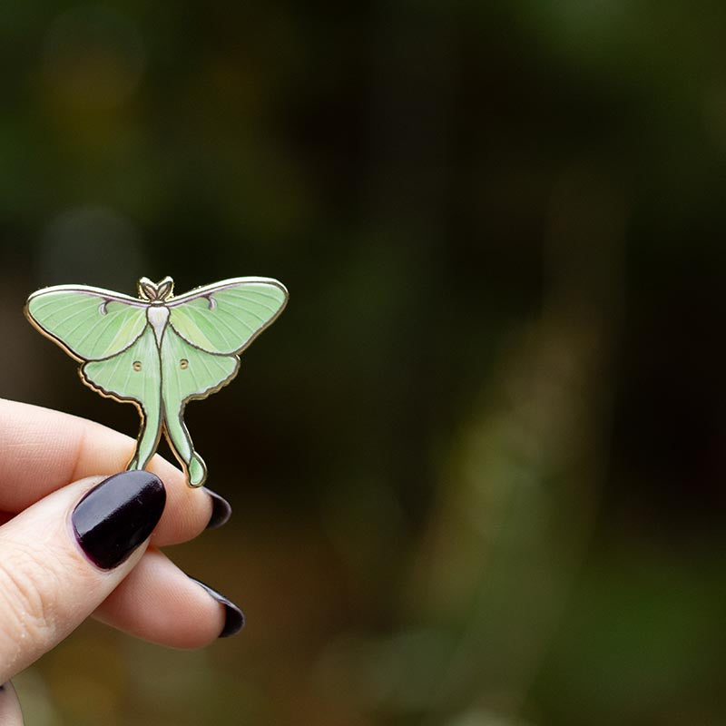 Luna Moth Enamel Pin