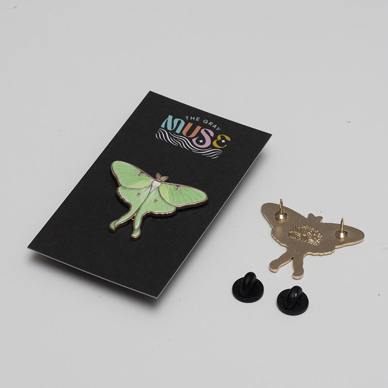Luna Moth Enamel Pin