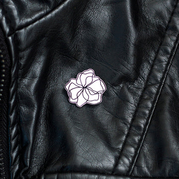 RETIRING One Line Art Flower Mini Enamel Pin