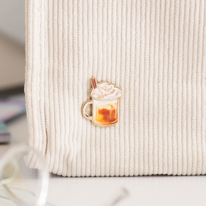 RETIRING Pumpkin Spice Latte Enamel Pin