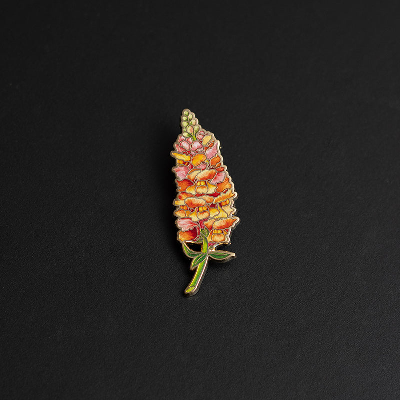 Snapdragon v2 Floral Enamel Pin