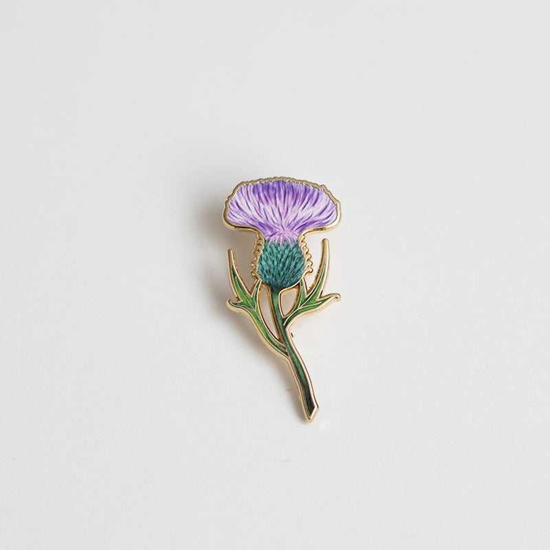 Thistle Floral Enamel Pin | Scotland National Flower